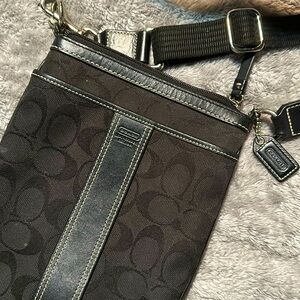 Black Coach Crossbody Purse